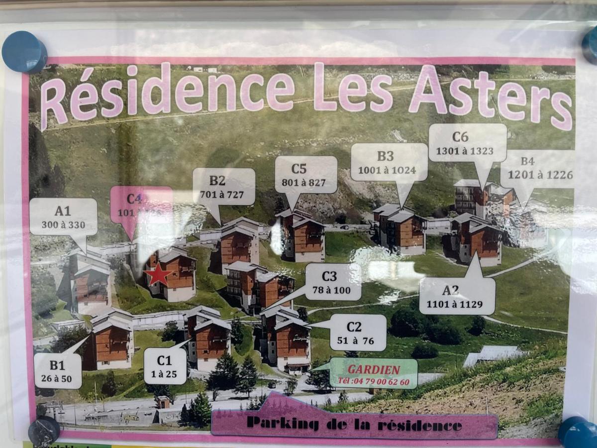 Appartement Pour 6 Personnes Au Pied Des Pistes Au Calme Aux Menuires Les Asters Saint-Martin-de-Belleville Exterior photo